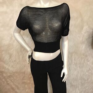 Sheer Crop Top 